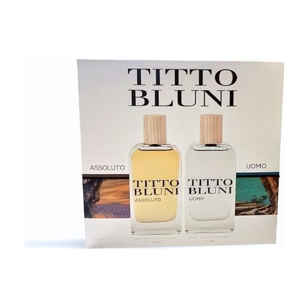 Titto Bluni set de uomo + assoluto eau de toilette natural spray